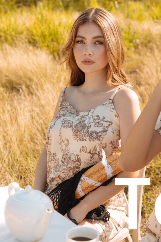 Pijama de Tiras –Toile de jouy