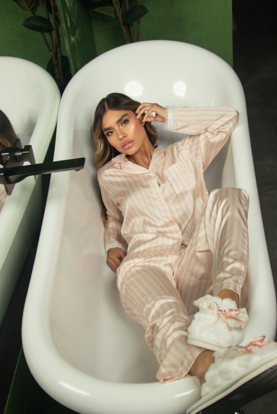 Pijama Manga Larga - Morning Stripes