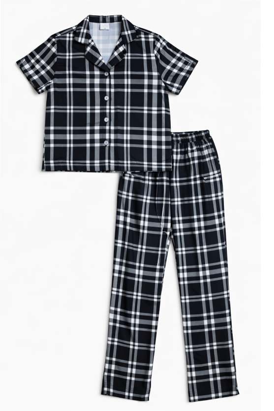 Pijama Larga Hombre Tratan - Negra