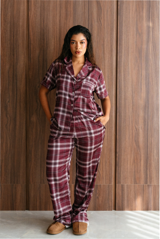 Pijama Larga – Timeless Tartán