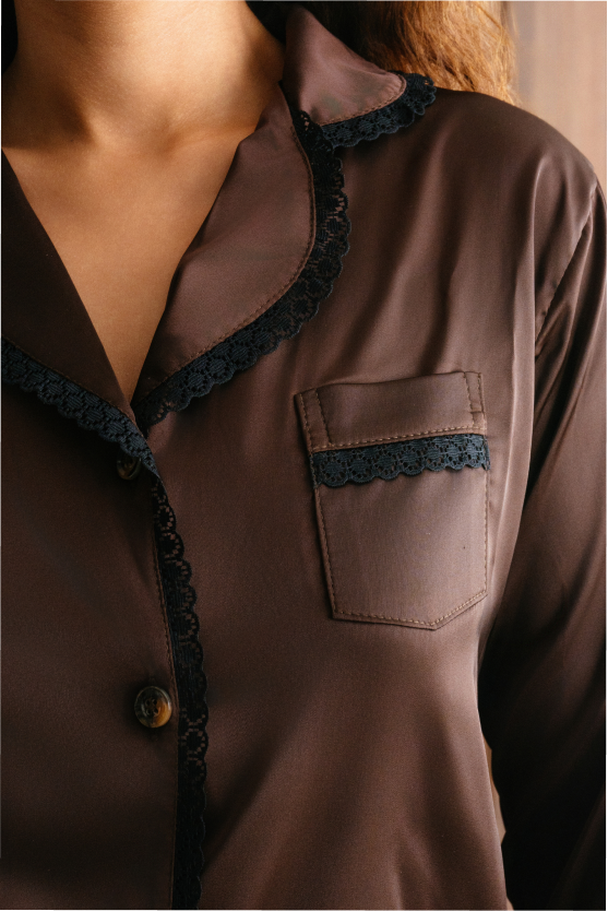 Pijama Manga Larga – Classic Café