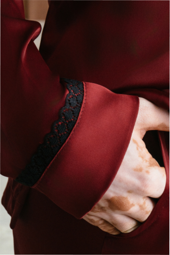 Pijama Manga Larga – Classic Burgundy
