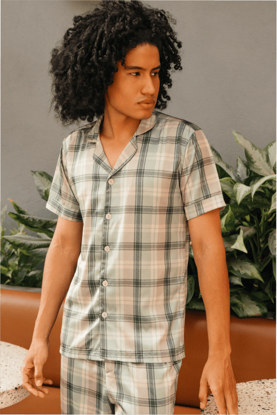 Pijama Larga Hombre Tratan - Verde