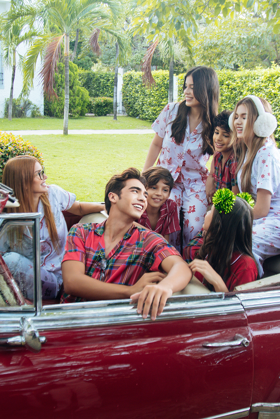 Pijama Corta - Holiday Stripes