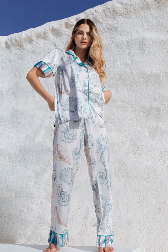 Pijama Larga – Marine Charm