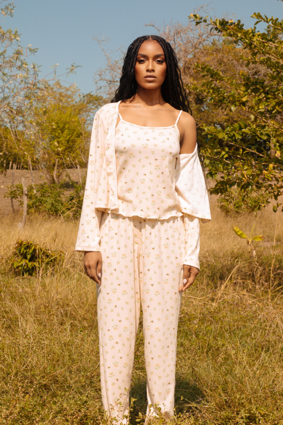 Pijama - Bee Buzo + Pantalon Largo