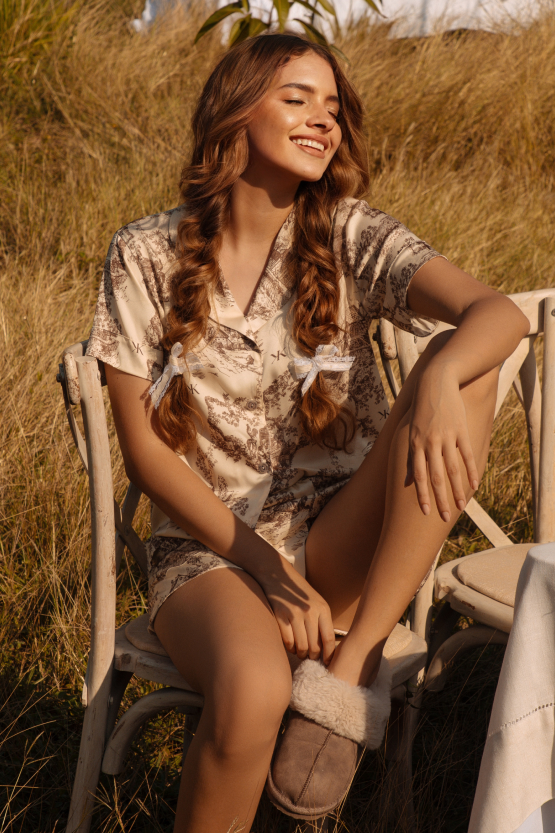 Pijama Corta – Toile de jouy